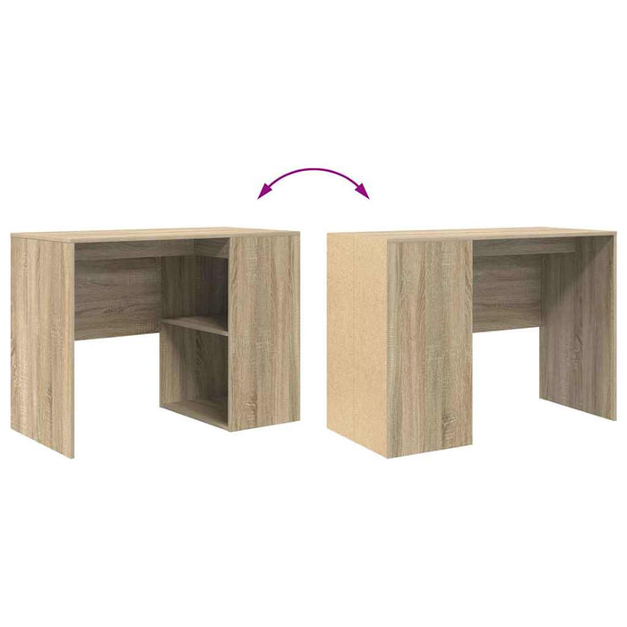 Birou cu raft Stejar sonoma 102 x 50 x 75 cm Lemn compozit - WALTI WALTI