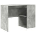 Birou cu raft Gri beton 102 x 50 x 75 cm Lemn compozit - WALTI WALTI