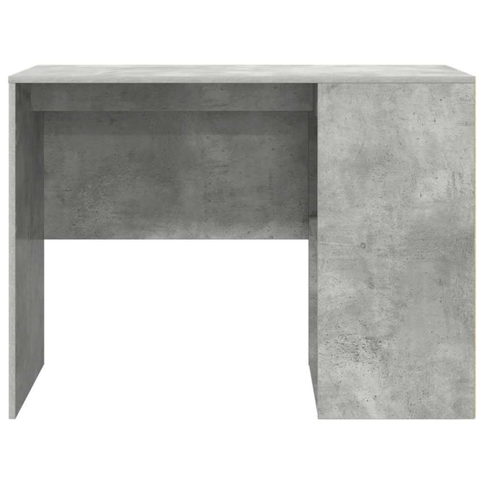 Birou cu raft Gri beton 102 x 50 x 75 cm Lemn compozit - WALTI WALTI