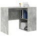 Birou cu raft Gri beton 102 x 50 x 75 cm Lemn compozit - WALTI WALTI