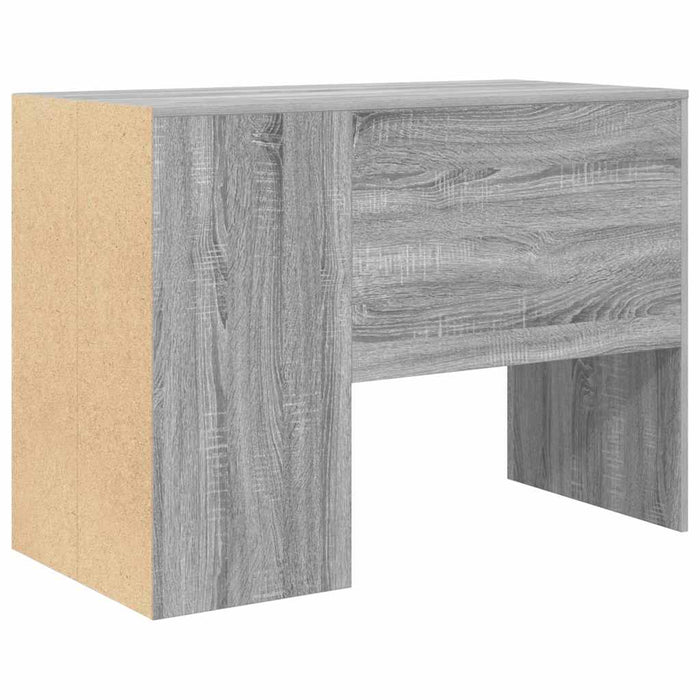 Birou cu raft Gri Sonoma 102 x 50 x 75 cm Lemn compozit - WALTI WALTI