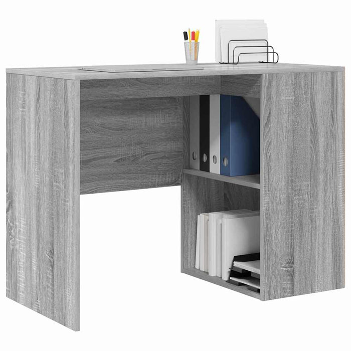 Birou cu raft Gri Sonoma 102 x 50 x 75 cm Lemn compozit - WALTI WALTI