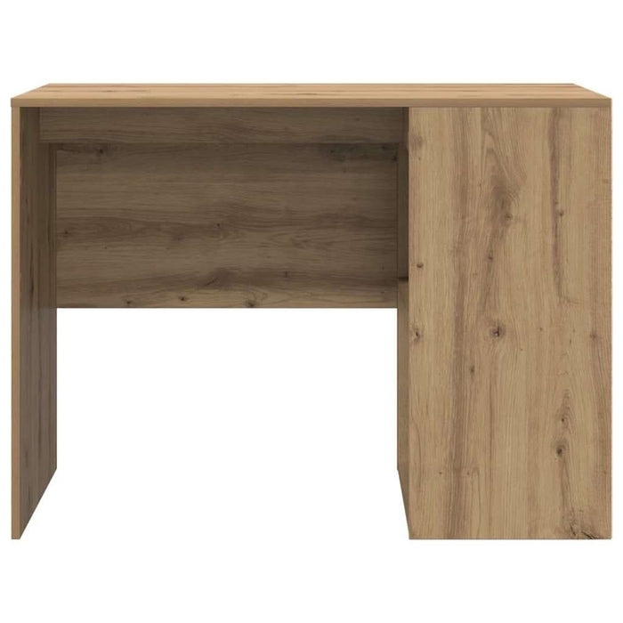 Birou cu raft stejar artizanal 102 x 50 x 75 cm Lemn compozit - WALTI WALTI