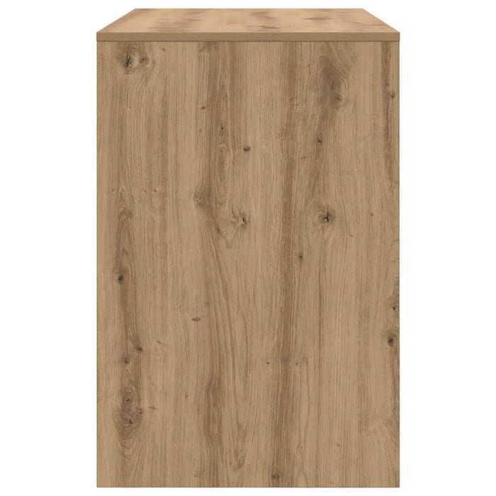 Birou cu raft stejar artizanal 102 x 50 x 75 cm Lemn compozit - WALTI WALTI