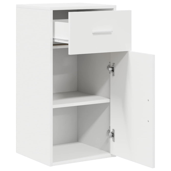 Bufet cu sertar Alb 38 x 34 x 75 cm - WALTI WALTI