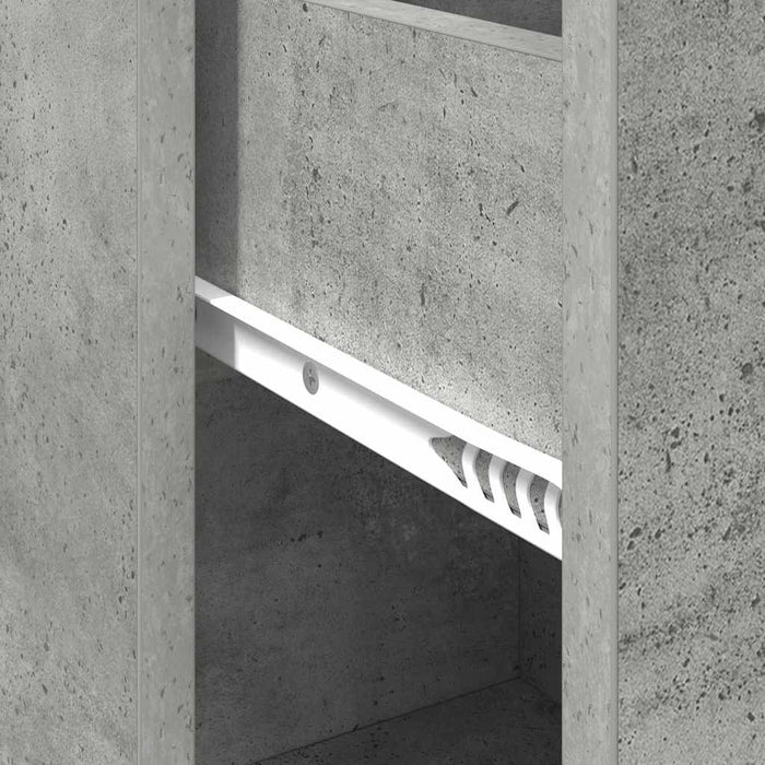 Bufet cu sertar Gri din beton 38 x 34 x 75 cm - WALTI WALTI