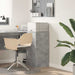 Bufet cu sertar Gri din beton 38 x 34 x 75 cm - WALTI WALTI