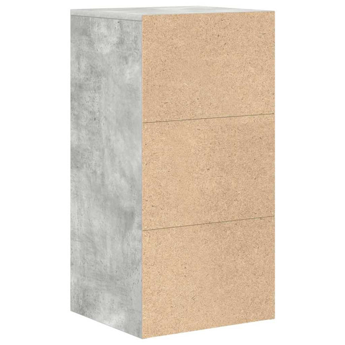 Bufet cu sertar Gri din beton 38 x 34 x 75 cm - WALTI WALTI
