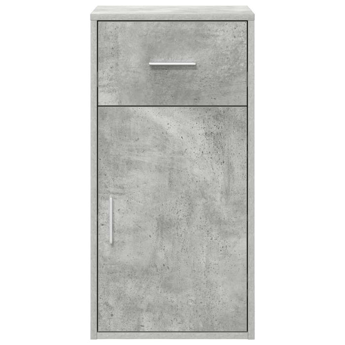 Bufet cu sertar Gri din beton 38 x 34 x 75 cm - WALTI WALTI