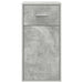 Bufet cu sertar Gri din beton 38 x 34 x 75 cm - WALTI WALTI