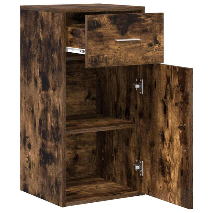 Bufet cu sertar Stejar fumuriu 38 x 34 x 75 cm - WALTI WALTI
