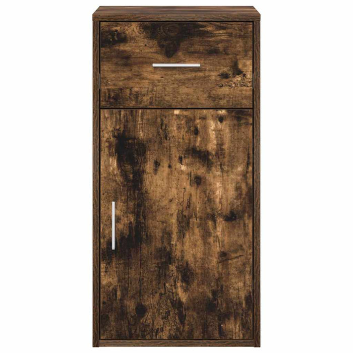 Bufet cu sertar Stejar fumuriu 38 x 34 x 75 cm - WALTI WALTI