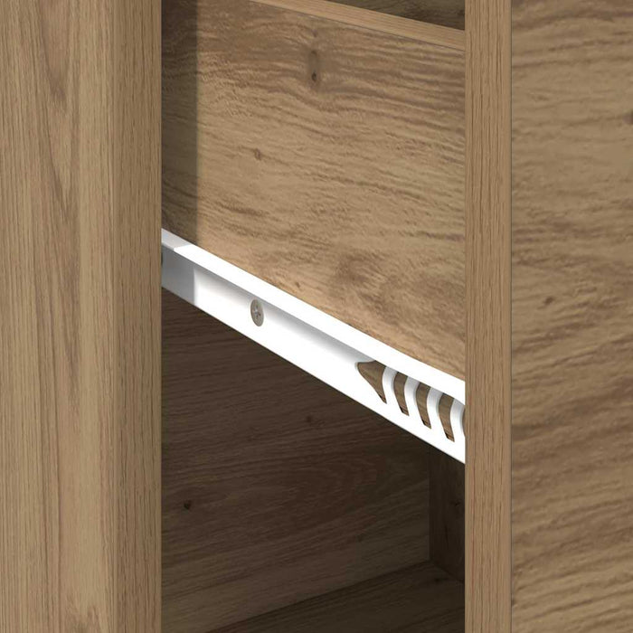 Bufet cu sertar Stejar Artizanal 38 x 34 x 75 cm - WALTI WALTI