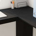Birou de Colț cu Stocare Stejar negru 140 x 113.5 x 75 cm - WALTI WALTI