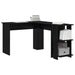 Birou de Colț cu Stocare Stejar negru 140 x 113.5 x 75 cm - WALTI WALTI