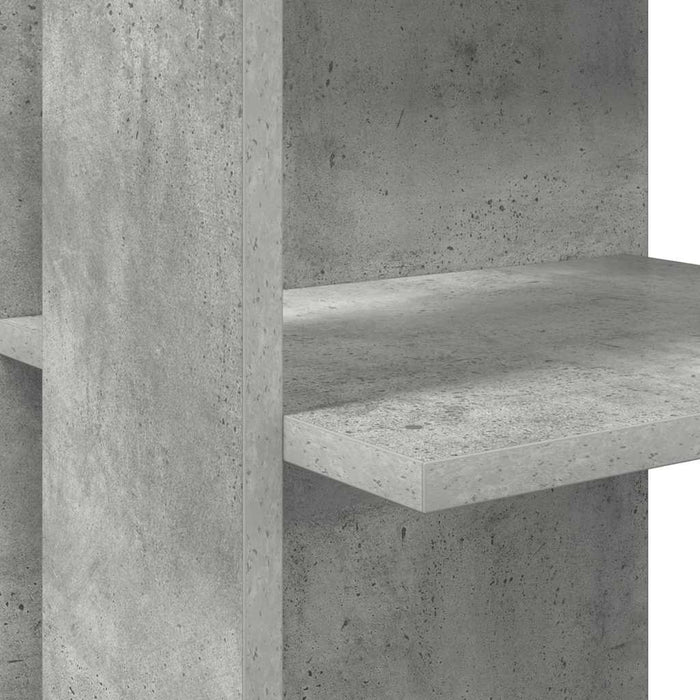 Birou de colț Gri din beton 140 x 113,5 x 75 cm Lemn compozit - WALTI WALTI