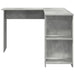 Birou de colț Gri din beton 140 x 113,5 x 75 cm Lemn compozit - WALTI WALTI