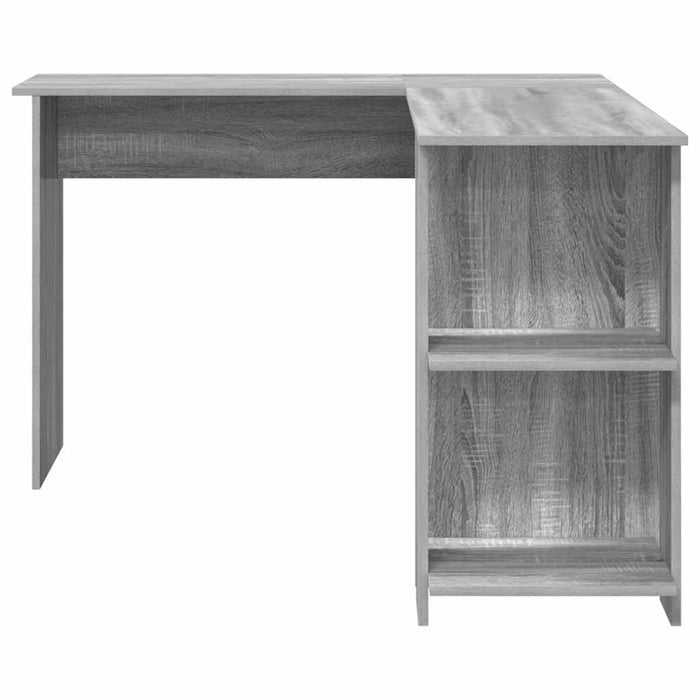 Birou Colțar cu Depozitare Gri Sonoma 140 x 113.5 x 75 cm - WALTI WALTI
