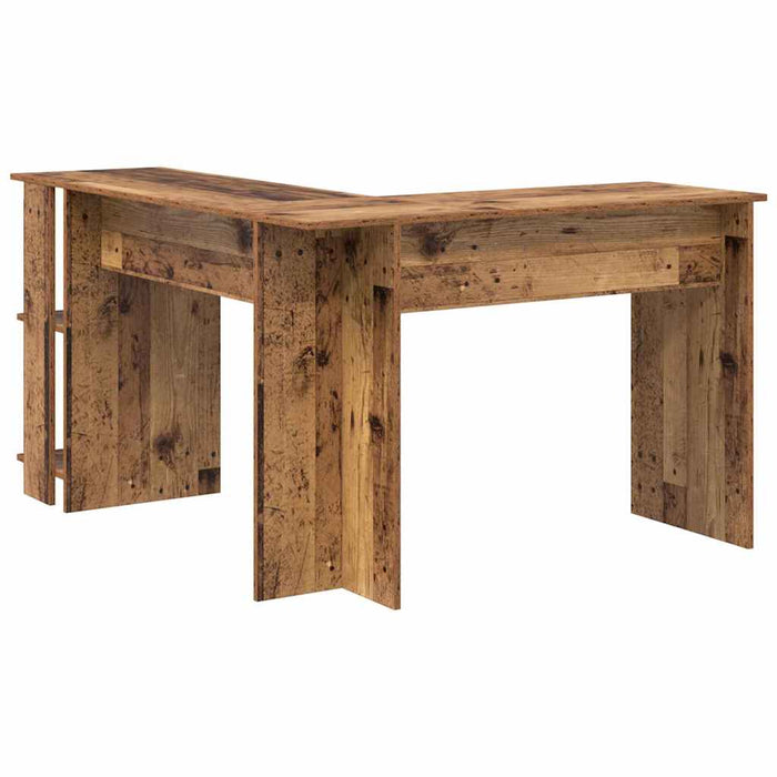 Birou de colț Lemn Vechi 140 x 113,5 x 75 cm Lemn compozit - WALTI WALTI