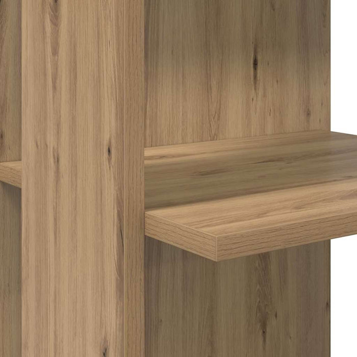 Birou Colțar cu Depozitare stejar artizanal 140 x 113.5 x 75 cm - WALTI WALTI