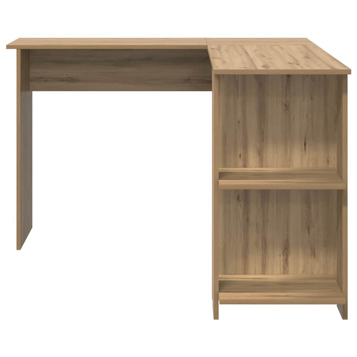 Birou Colțar cu Depozitare stejar artizanal 140 x 113.5 x 75 cm - WALTI WALTI