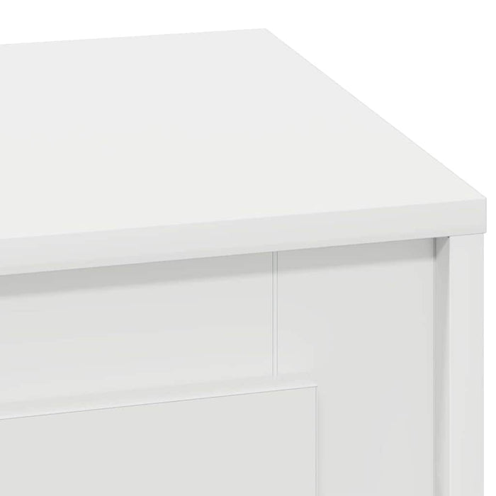 Dulap de noapte 2 pcs Alb 44 x 34,5 x 45 cm Lemn compozit - WALTI WALTI