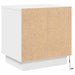 Dulap de noapte 2 pcs Alb 44 x 34,5 x 45 cm Lemn compozit - WALTI WALTI