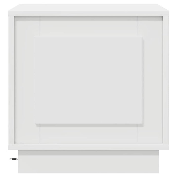 Dulap de noapte 2 pcs Alb 44 x 34,5 x 45 cm Lemn compozit - WALTI WALTI