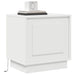Dulap de noapte 2 pcs Alb 44 x 34,5 x 45 cm Lemn compozit - WALTI WALTI