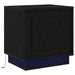 Dulap de noapte 2 pcs Negru 44 x 34,5 x 45 cm Lemn compozit - WALTI WALTI