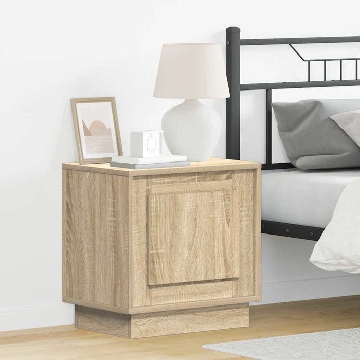 Dulap de noapte Stejar Sonoma 44 x 34,5 x 45 cm Lemn compozit - WALTI WALTI