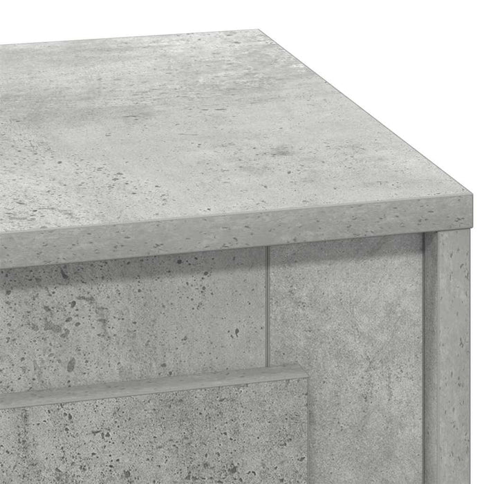 Dulap de noapte 2 pcs Gri din beton 44 x 34,5 x 45 cm - WALTI WALTI