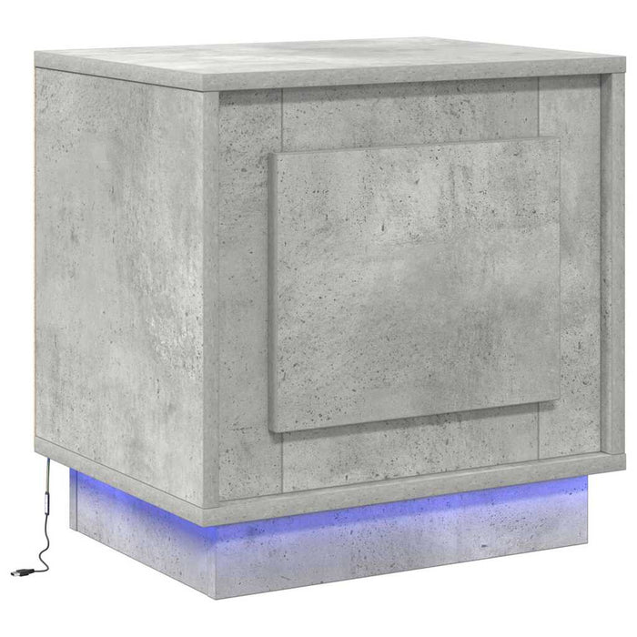 Dulap de noapte 2 pcs Gri din beton 44 x 34,5 x 45 cm - WALTI WALTI