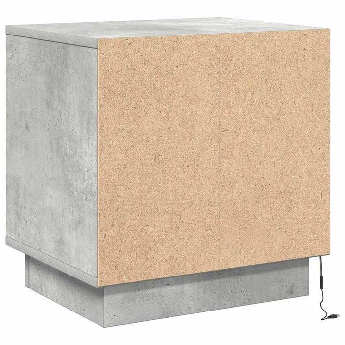 Dulap de noapte 2 pcs Gri din beton 44 x 34,5 x 45 cm - WALTI WALTI