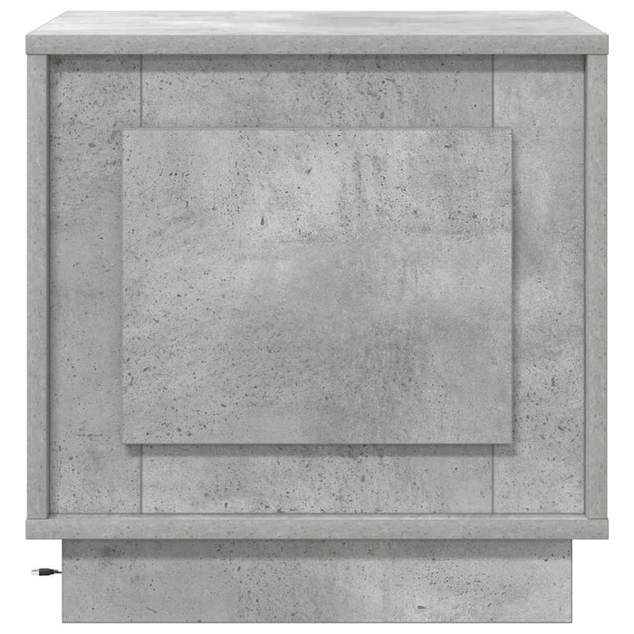 Dulap de noapte 2 pcs Gri din beton 44 x 34,5 x 45 cm - WALTI WALTI