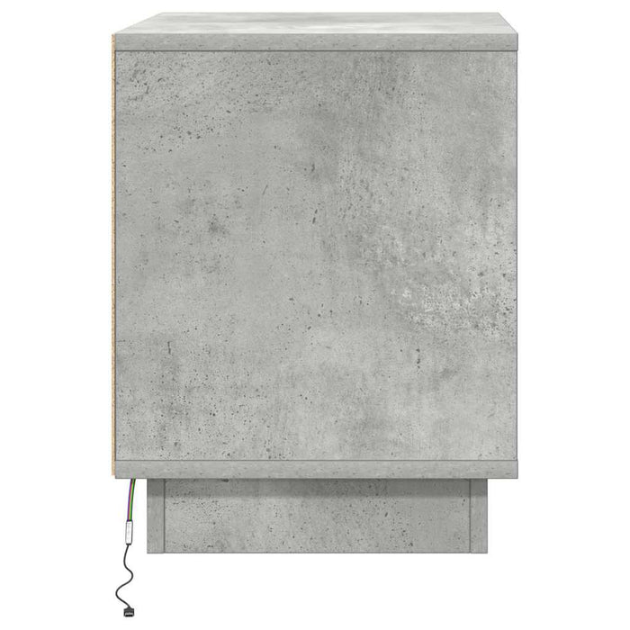 Dulap de noapte 2 pcs Gri din beton 44 x 34,5 x 45 cm - WALTI WALTI