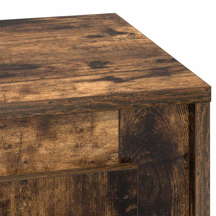 Dulap de noapte 2 pcs Stejar fumuriu 44 x 34,5 x 45 cm - WALTI WALTI