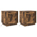 Dulap de noapte 2 pcs Stejar fumuriu 44 x 34,5 x 45 cm - WALTI WALTI
