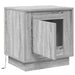 Dulap de noapte 2 pcs Gri 44 x 34,5 x 45 cm Lemn compozit - WALTI WALTI