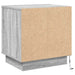 Dulap de noapte 2 pcs Gri 44 x 34,5 x 45 cm Lemn compozit - WALTI WALTI