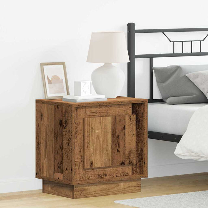 Dulap de noapte Lemn vechi 44 x 34,5 x 45 cm Lemn compozit - WALTI WALTI