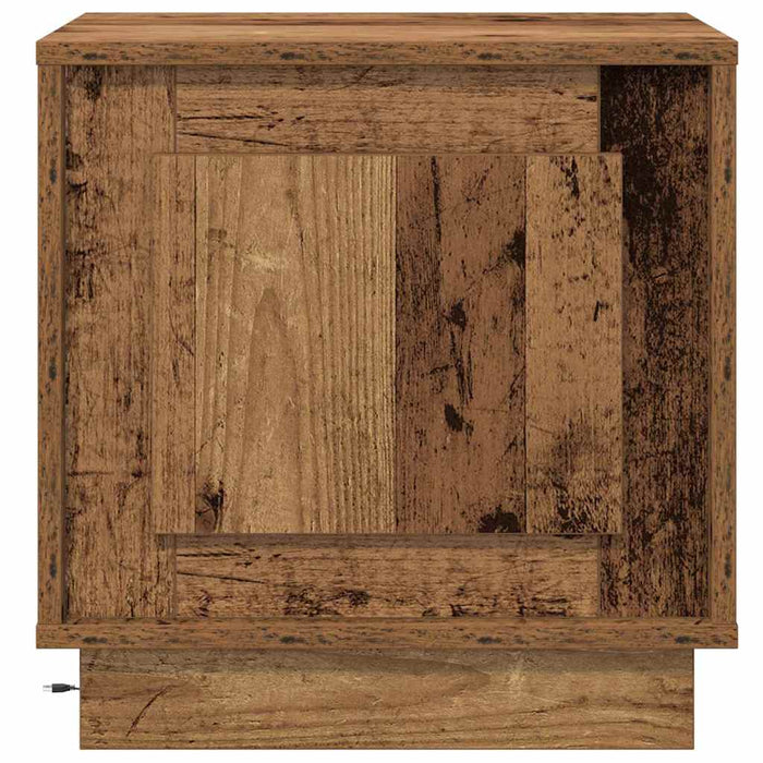 Dulap de noapte Lemn vechi 44 x 34,5 x 45 cm Lemn compozit - WALTI WALTI
