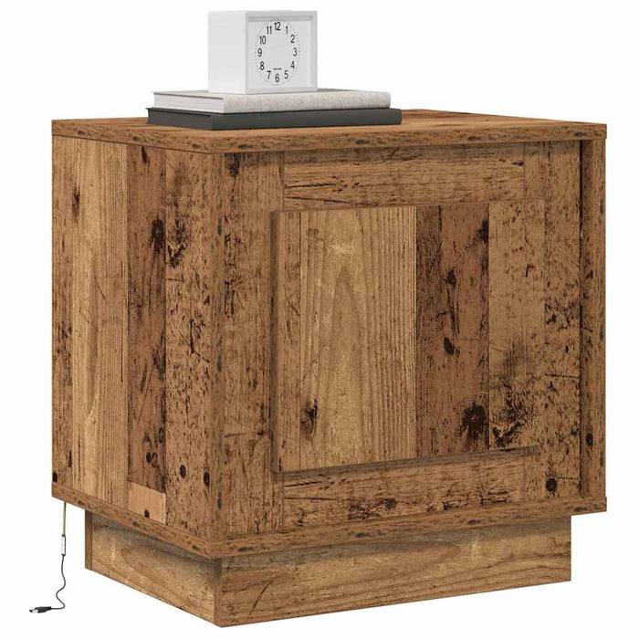 Dulap de noapte Lemn vechi 44 x 34,5 x 45 cm Lemn compozit - WALTI WALTI