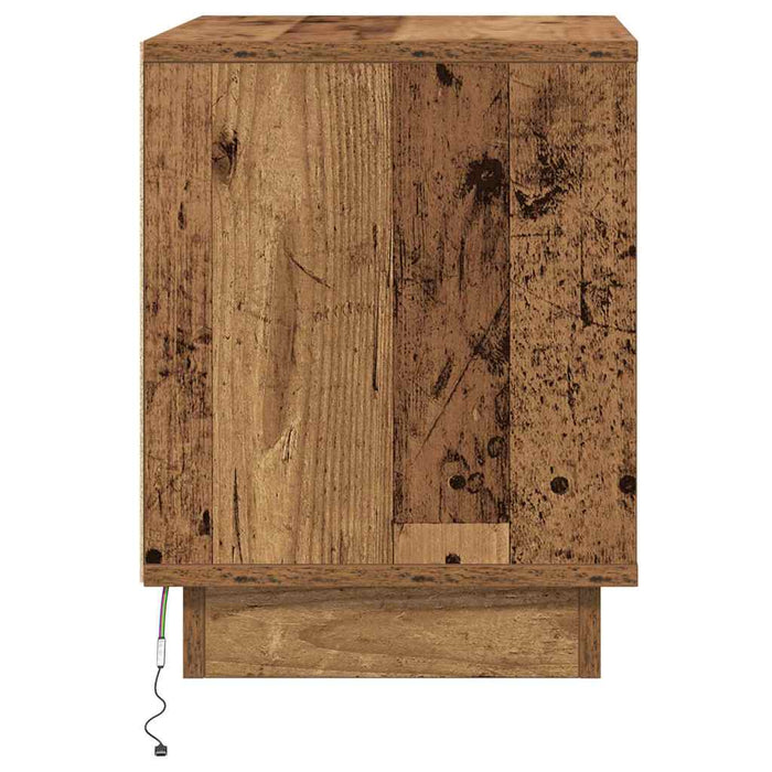 Dulap de noapte Lemn vechi 44 x 34,5 x 45 cm Lemn compozit - WALTI WALTI
