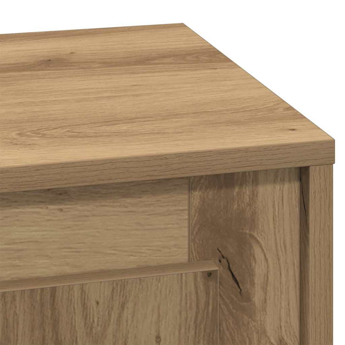 Dulap de noapte 2 pcs Stejar Artizanal 44 x 34,5 x 45 cm - WALTI WALTI