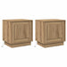 Dulap de noapte 2 pcs Stejar Artizanal 44 x 34,5 x 45 cm - WALTI WALTI