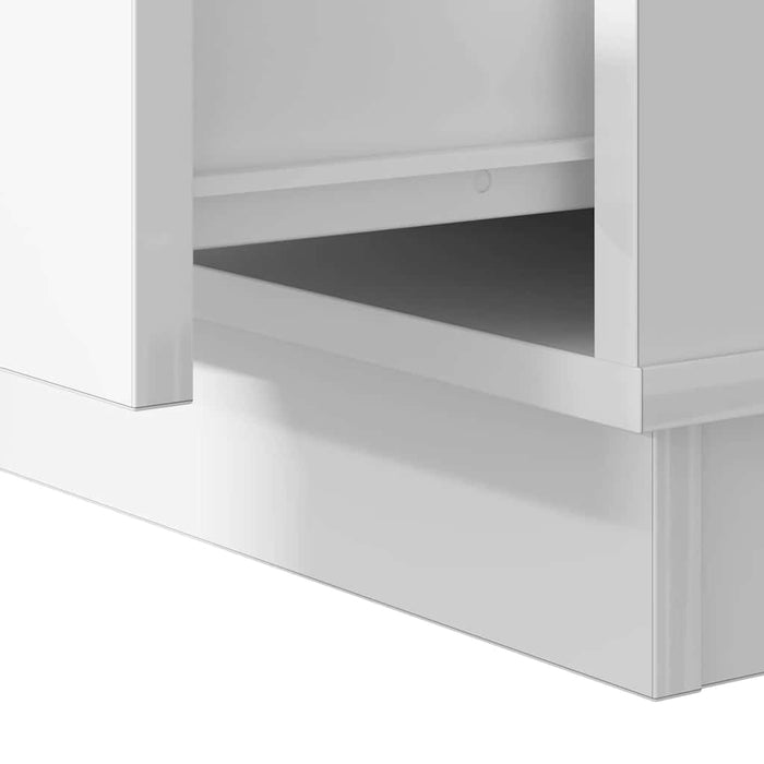 Dulap de noapte cu sertar Alb 50 x 34,5 x 50 cm Lemn compozit - WALTI WALTI