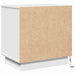 Dulap de noapte 2 pcs Alb 50 x 34,5 x 50 cm Lemn compozit - WALTI WALTI