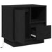 Dulap de noapte Stejar Negru 50 x 34,5 x 50 cm Lemn compozit - WALTI WALTI