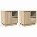 Dulap de noapte cu sertar 2 pcs Stejar Sonoma 50 x 34,5 x 50 cm - WALTI WALTI